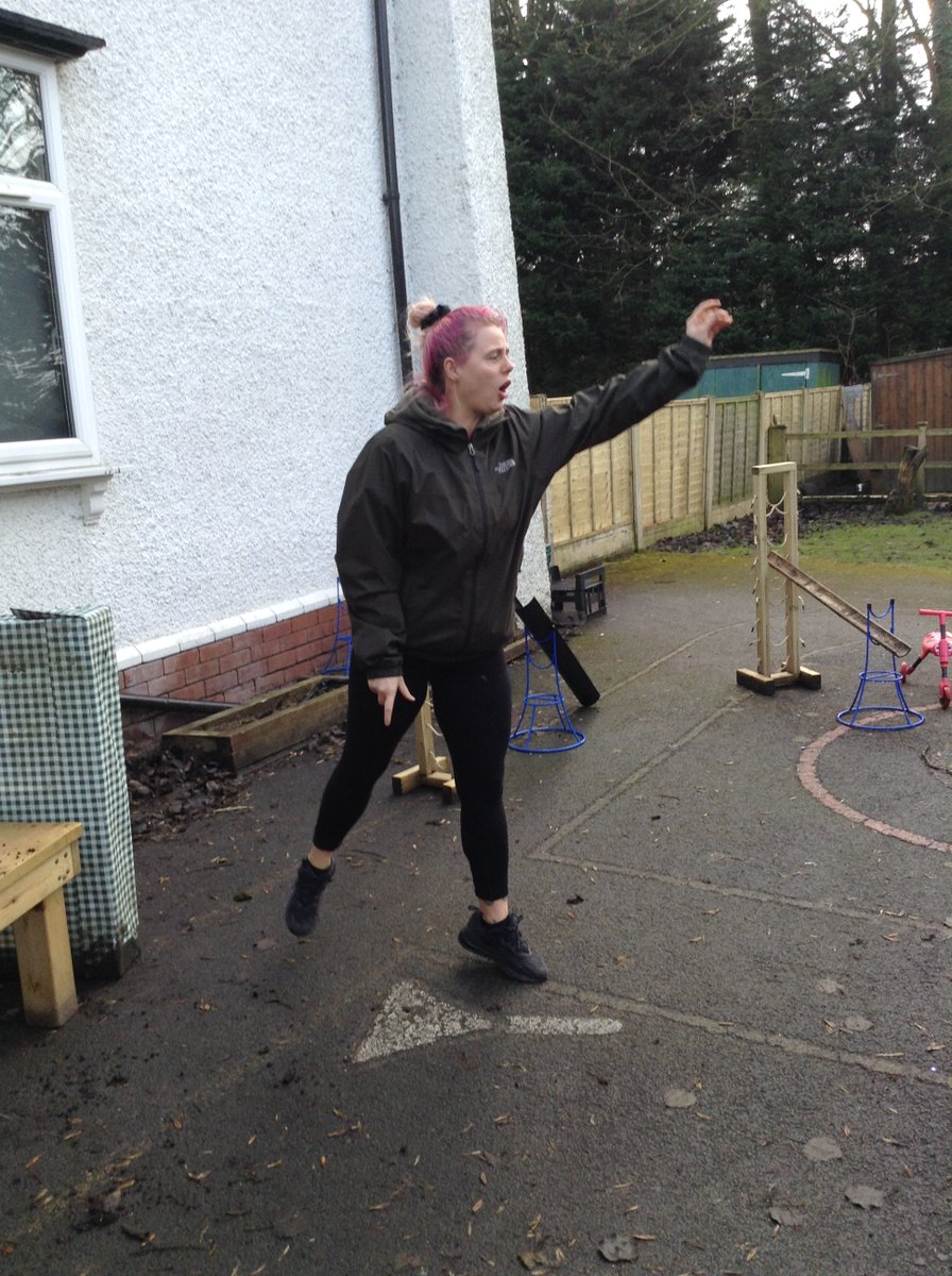 Yesterday we held a staff Welly throwing competition, the staff were eager as it meant they could win some treats! The children loved watching ! #physicaldevelopment #ThumbsUpForEarlyYears #teambuilding