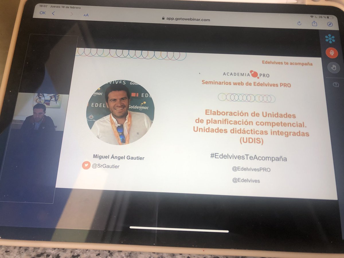 nerearioboo_'s tweet photo. Toca otro ratito de seminario con @EdelvivesPRO y @SrGautier 😊
#edelvivesteacompaña https://t.co/2B8tYQpZpX