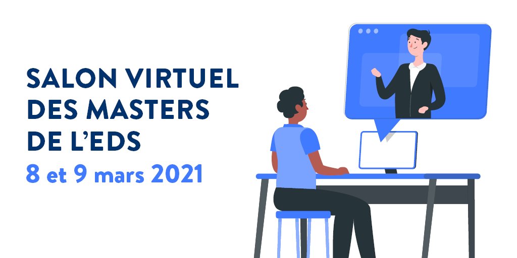 Le Salon des masters de l'École de droit de la Sorbonne se dématérialise 💻
🗓Participez les 8 et 9 mars prochain de 9 h à 17 h pour découvrir leur présentation.
Informations 👉 swll.to/jeOrcB