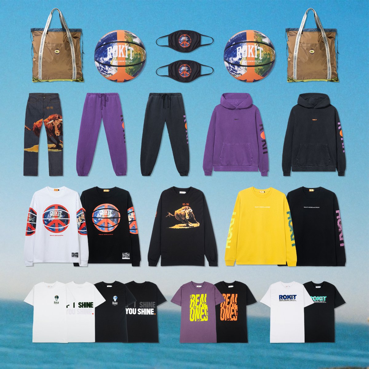 Our new collection, "HOUSE OF TOMORROW" is now live online at rokit.one. Do not sleep on this!!!