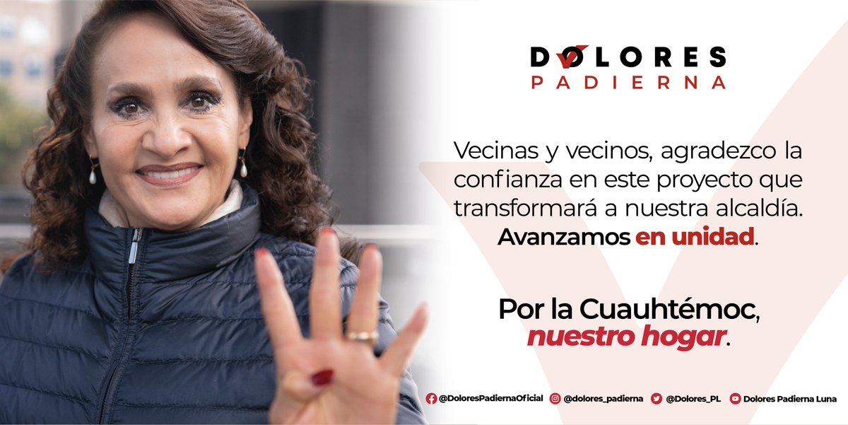 Agradezco la confianza de las y los vecinos por unirse a este proyecto de bienestar que transformará la calidad de vida de la demarcación, por lo que me es grato anunciarles que encabezaré la contienda por Morena en la Alcaldía Cuauhtémoc. 

Por la Cuauhtémoc, nuestro hogar.