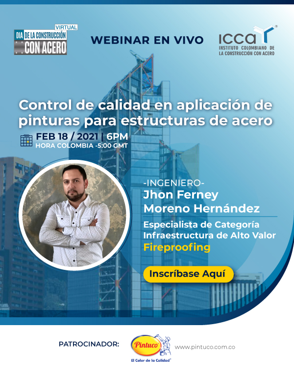 ¡Es hoy nuestro primer webinar del año! 

Aún está a tiempo de inscribirse en: cutt.ly/IccaWeb19Insc

<a href="/pintuco_oficial/">Pintuco®</a>