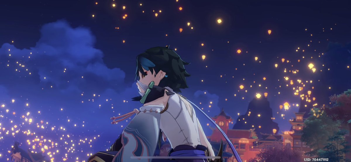 сяо геншин праздник фонарей. сяо геншин. шэнь хэ геншин.