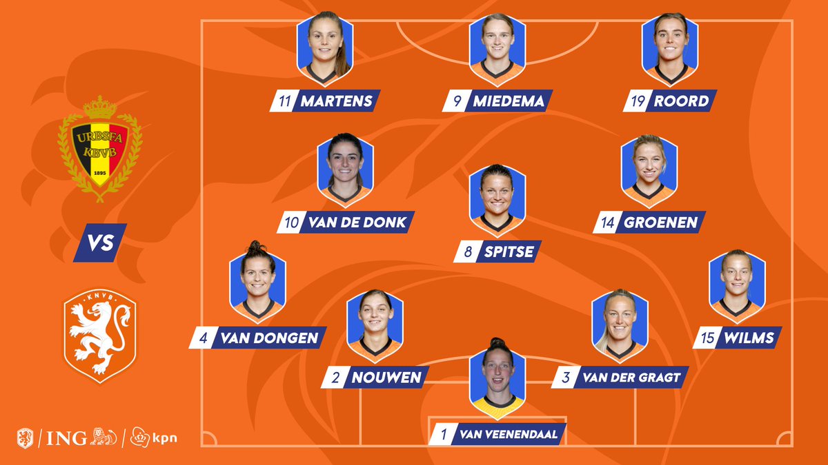 Oranjevrouwen Beginnen Met Roord En Wilms Aan Oefenduel Met Belgie Nu Het Laatste Nieuws Het Eerst Op Nu Nl