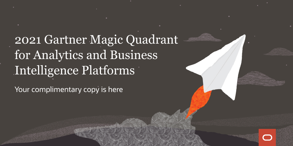 JUST RELEASED: Have you downloaded the <a href="/Gartner_Inc/">Gartner</a> #MagicQuadrant for Analytics and Business Intelligence Platforms? #OracleAnalytics is collaborative, accessible and fast with versatile use of data for all businesses. Read the report here to learn more! social.ora.cl/6016Hiw8E