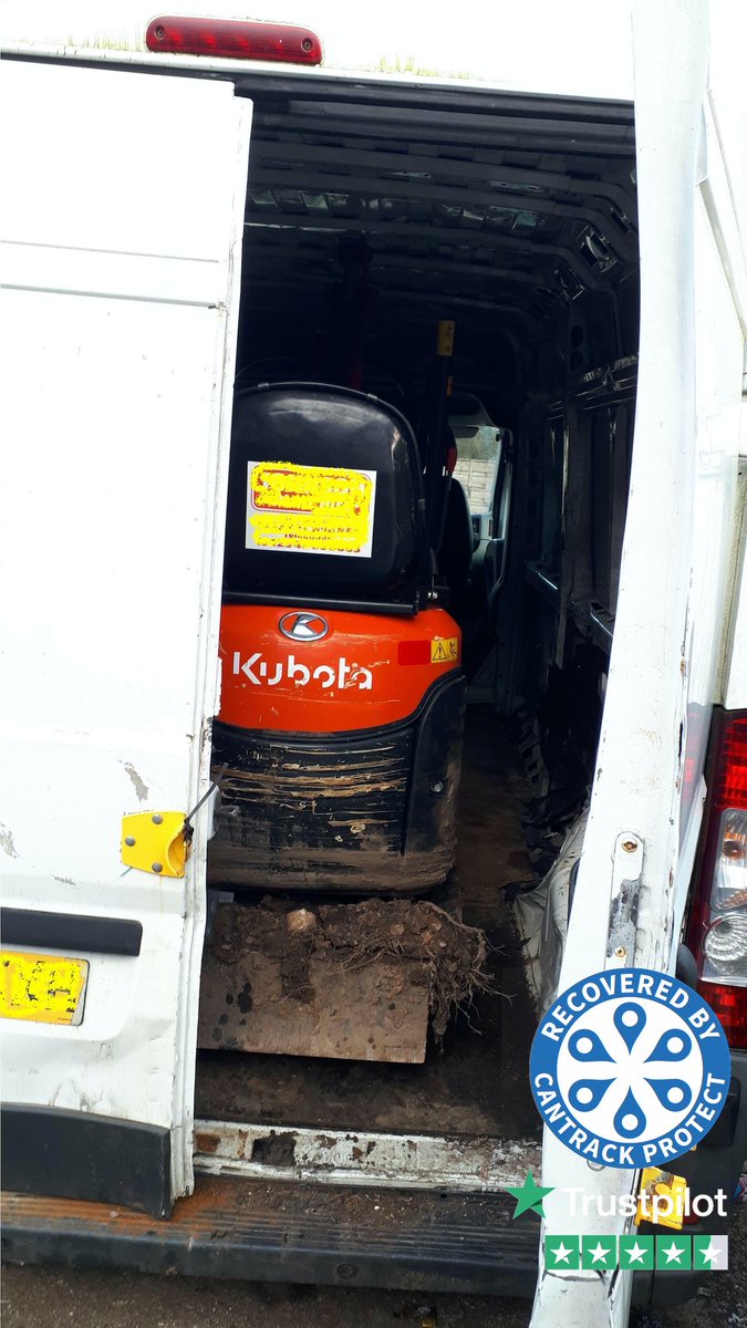 Customer reported x4 excavators &amp; two plant trailersstolen from their premises the protect units went live in the same location. Our Investigator played hide &amp; seek with <a href="/LancsPolice/">Lancashire Police</a>. This was number 1 to be found, find out more at cantrack.com #protectwhatsimportant”