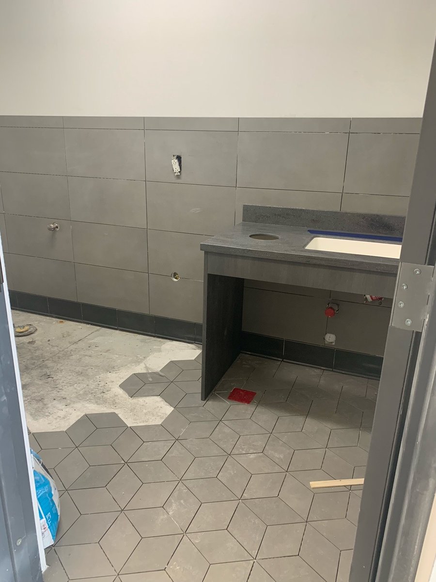 T2Designs's tweet image. Some #behindthescenes progress shots of our renovation project with Fisher Dynamics! 

#t2designs #commercialinteriordesign