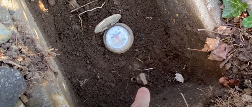 There is a cut off valve on both sides of the meter. One is the city side, one is yours.