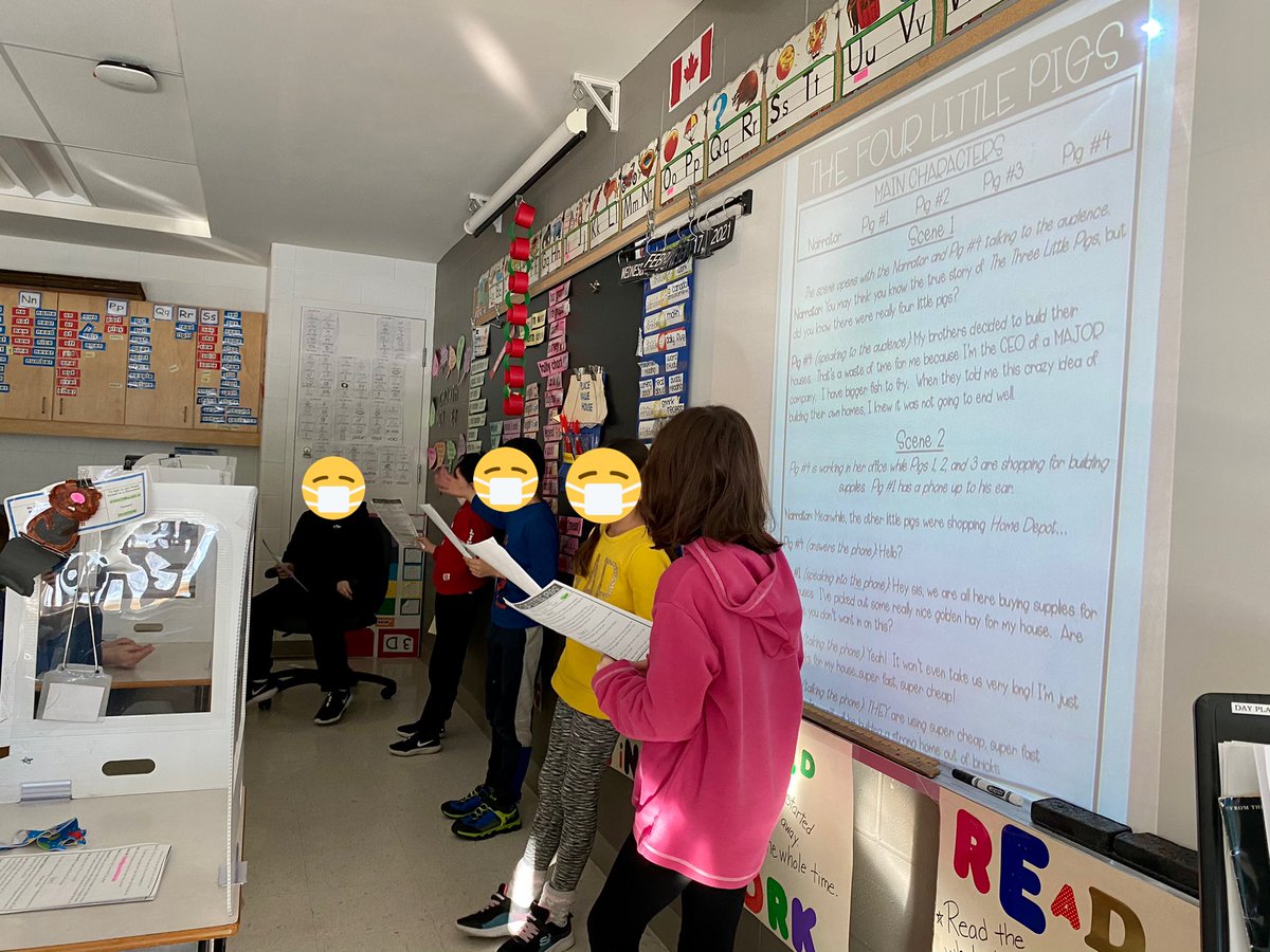 gina_morphy's tweet photo. My Grade 2/3 students @AvalonPSchool LOVE doing Reader’s Theatre. Yesterday they performed a few fractured fairy tale scripts in front of their peers. https://t.co/S1YTJlapTN