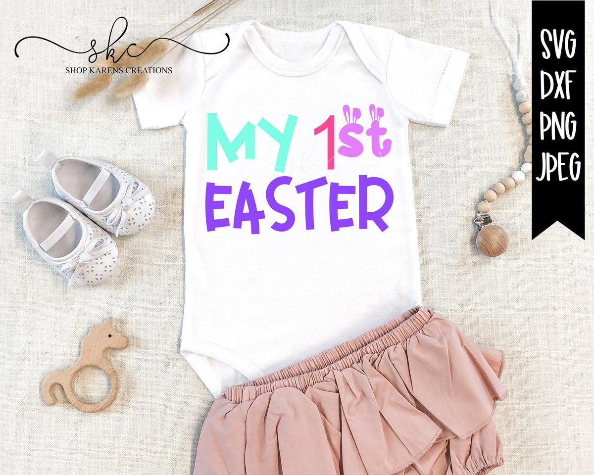 Excited to share this item from my #etsy shop: My 1st Easter DXF, SvG, Easter, First Easter DXF, Easter files, Easter clip art, Easter shirt DXF, Easter for kids, Bunny ears DxF #my1steasterdxf #eastercutfiles #firsteasterdxf #easterfiles #easterclipart etsy.me/3pAKTNc