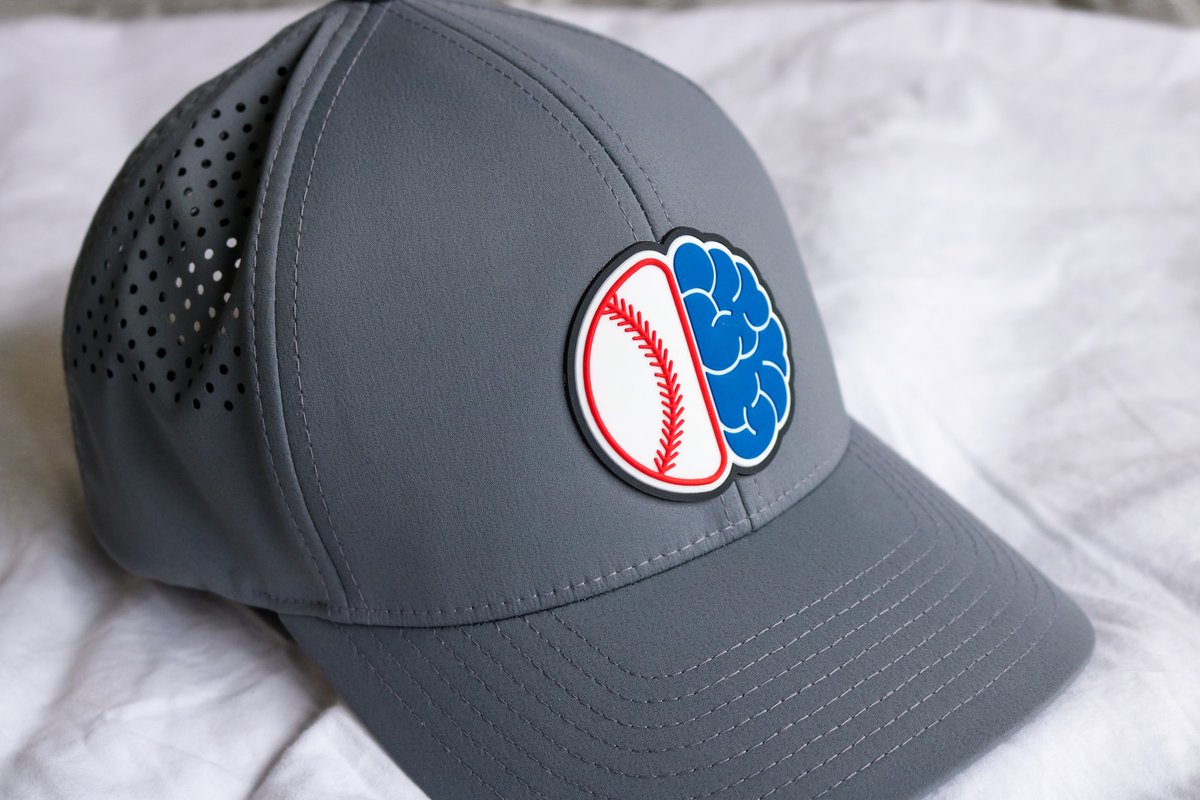 New #SimpleSabermetrics hats available on the site - This custom <a href="/BrandedBills/">Branded Bills</a>  performance hat comes in black or grey! 

I gotta say, that color logo is 🔥🔥🔥 

Get yours now: simplesabermetrics.com/shop