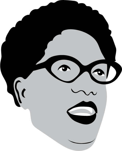 Happy birthday to Audre Lorde -- \"Black, lesbian, mother, warrior, poet,\" right on! 