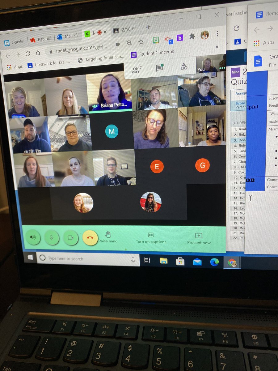 Best collab since Bieber and Quavo 😂 #gradelevelmeetings #asynchronouswork @larucker2 @oberlinms @kerritraynor @briana_pelton @AP_SChew