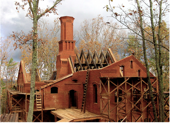 1. Money took time to acquire and save. As people saved their wealth, they had time to plan ahead. This planning and anticipation of building a home/business led to better design decisions.Photo:  @1000yearhouse