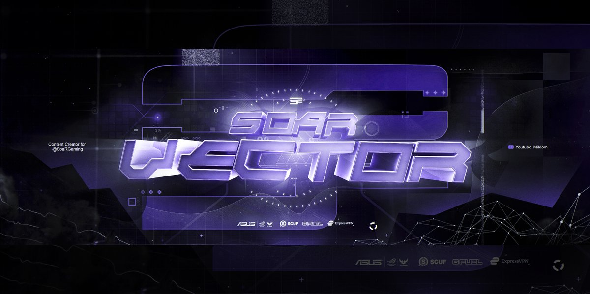 Social Media Header for <a href="/VCTSZN/">🇯🇵将軍🇯🇵</a>.
Dual w/<a href="/aHxro/">𒉭</a>,

HD : behance.net/gallery/827978…
Retweet's &amp; likes are appreciated !💜 #SoaRWithUs