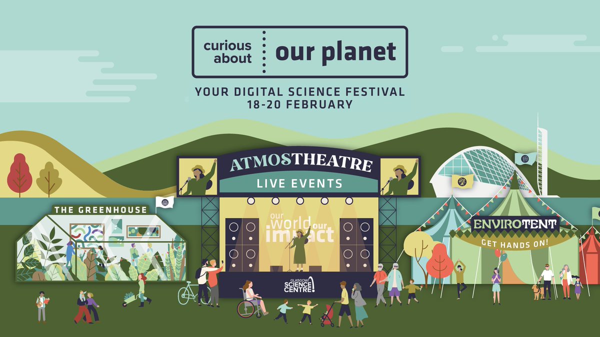 📢📢Starts today. Curious About Our Planet🌏 is a 3-day virtual festival by Glasgow Science Centre that celebrates the diversity of the planet and the dangers it faces. 18-20 Feb #CuriousAboutOurPlanet @gsc1 

Explore the amazing interactive site here:
➡️curiousabout.glasgowsciencecentre.org