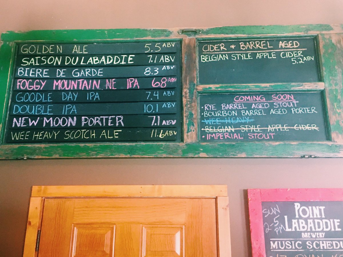 The sun is shining, streets are clear, our lot has been scraped, and we have 8 great beers and our cider on tap! We are back to our regular hours! Stop by for a beer or growler to-go! 🍻