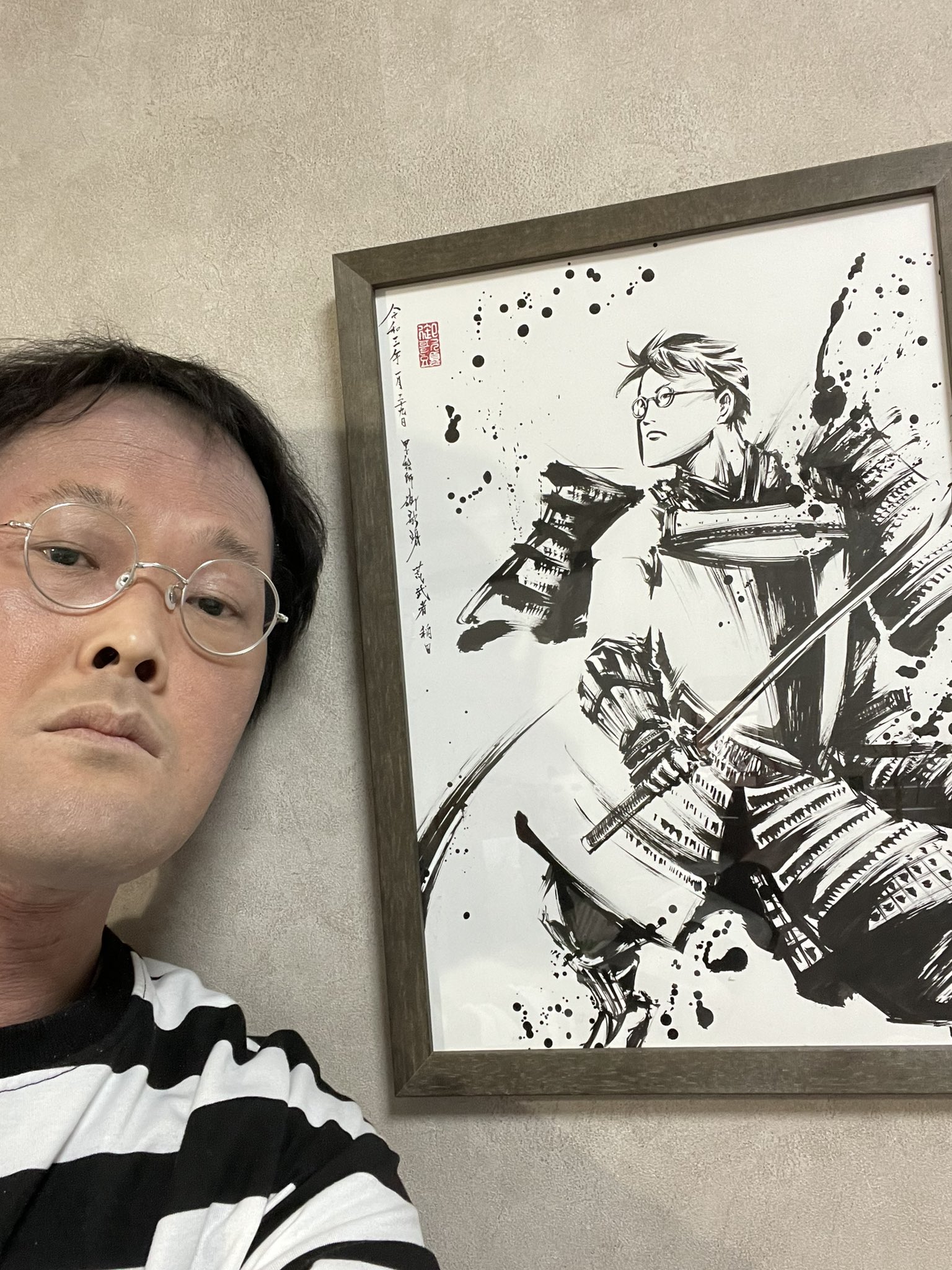 上村松園の師 鈴木松年 松年 色彩画 絵画 絵 タペストリー