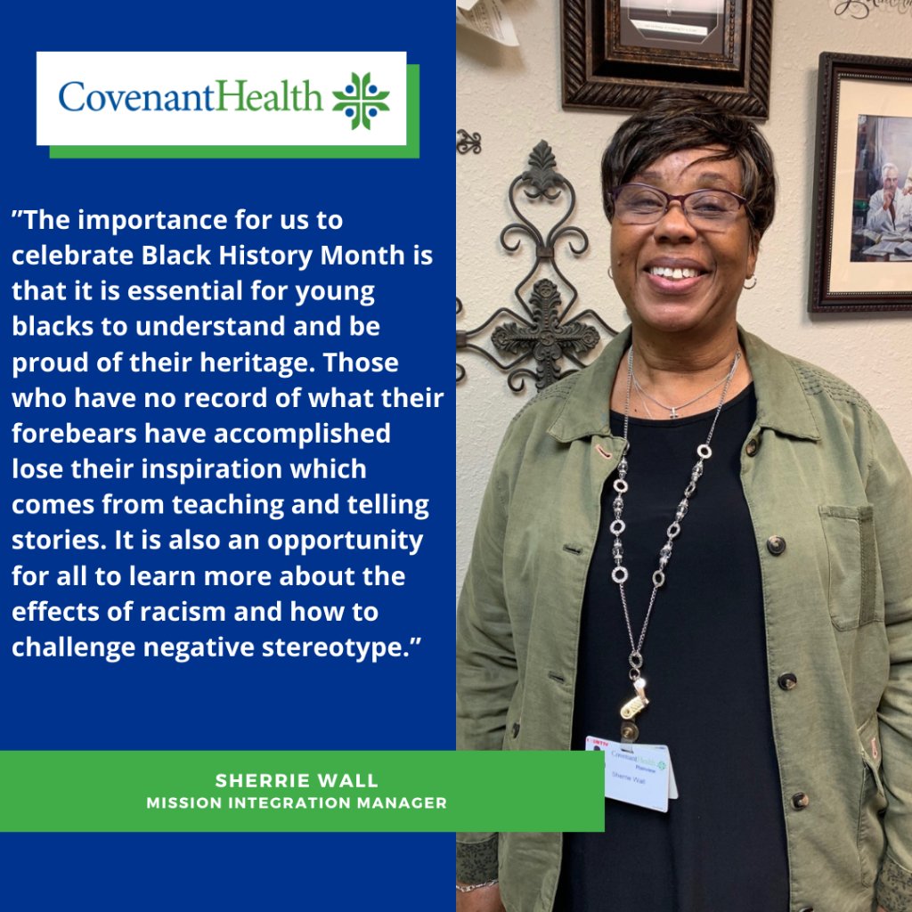 Thank you, Sherrie for sharing why #BlackHistoryMonth is important to you and reminding everyone of the opportunity to challenge any negative stereotypes.