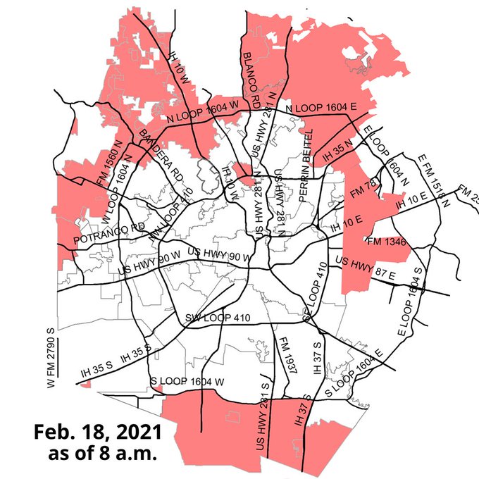 Saws Water Boil Map Saws Lifts Boil Water Notice For All San Antonio Areas | Tpr