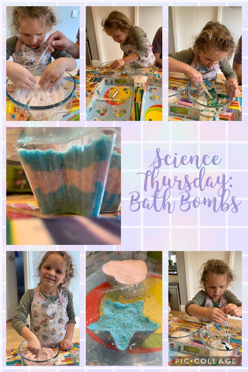 FerrarelliE's tweet photo. Making memories in Lockdown. Trying anything new to make it feel like half term. #LockdownActivityList #bathbomb #hotchocolatebomb #Earlyyears https://t.co/eVAYqLFVQe