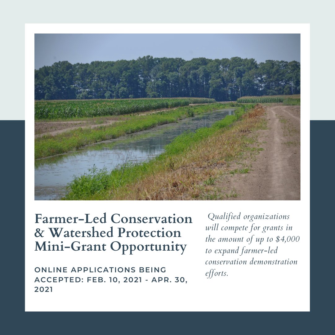 Looking to kickstart or expand farmer-led conservation demonstration efforts? Check-out this mini-grant opportunity  reach.msstate.edu/grant-applicat…
