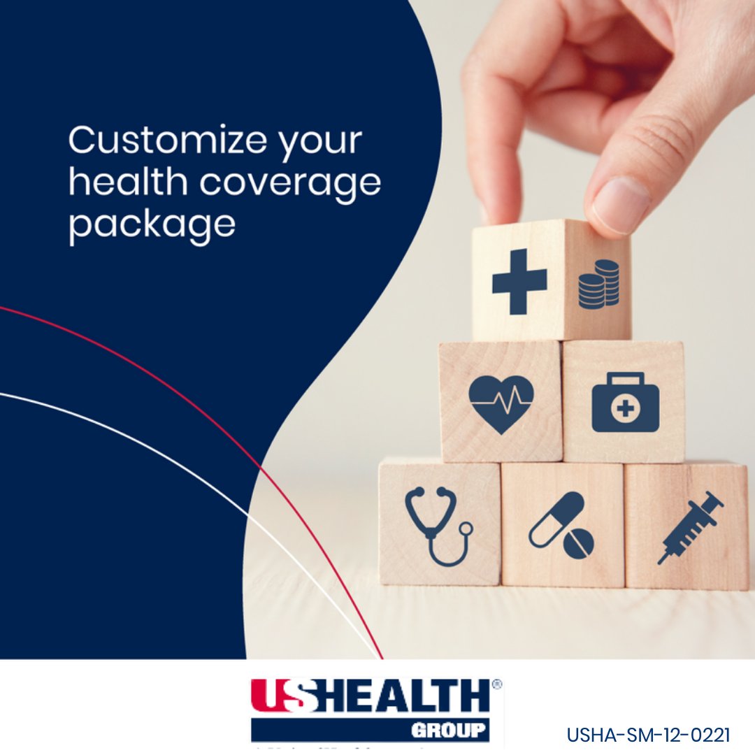 USHEALTH_Group's tweet image. At USHEALTH Group, we give you the building blocks and guide you towards the health coverage plan that makes most sense for you and your needs. 

Get started: ow.ly/uxNq50DuZCK

#USHEALTHGroup #customplan