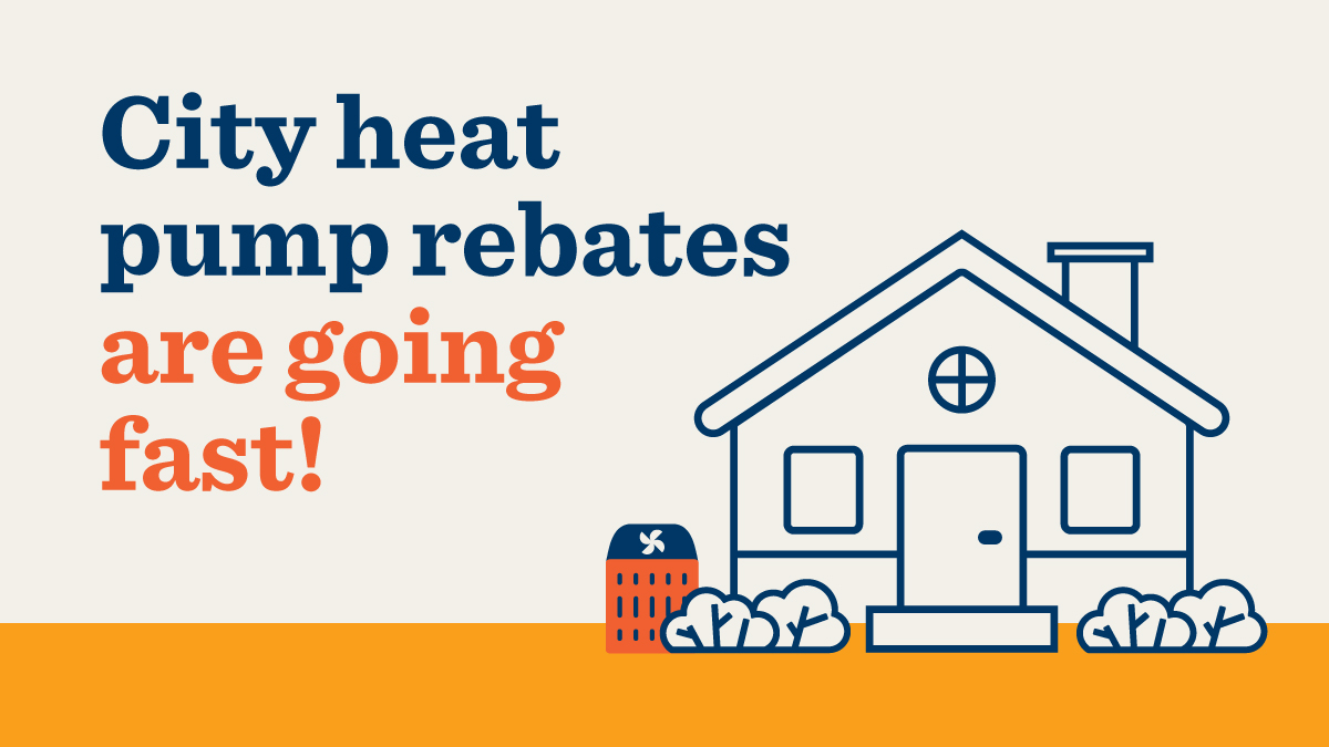 CityOfVictoria's tweet photo. Don’t delay submitting your invoices to receive the City’s heat pump rebate! City top-up rebates are in limited supply however, the Province still has DOUBLE THE REBATES if you register at https://t.co/1a41GxIsSZ before March 31. #ClimateAction https://t.co/0cZ5cjCTnt