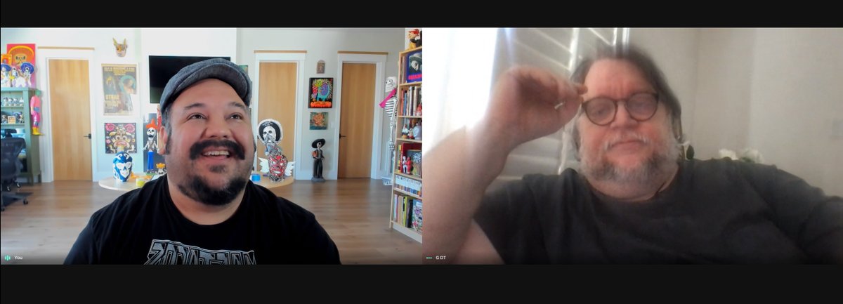 Sometimes if you're really really lucky in life, your cinema hero gods become your mentors and your friends. 
Gracias, consigliere!