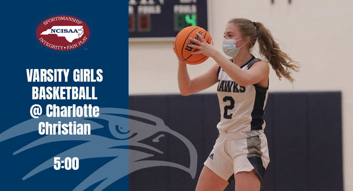 NCISAA Tournament Time!!! 
The varsity girls' basketball team heads to Charlotte Christian to take on the Knights at 5:00. Watch live here:
youtu.be/8_yWb8rYSsM

#GoHawks #TogetherWeSoar <a href="/CLS_Hawks_Gball/">Charlotte Latin Girls Basketball</a>
