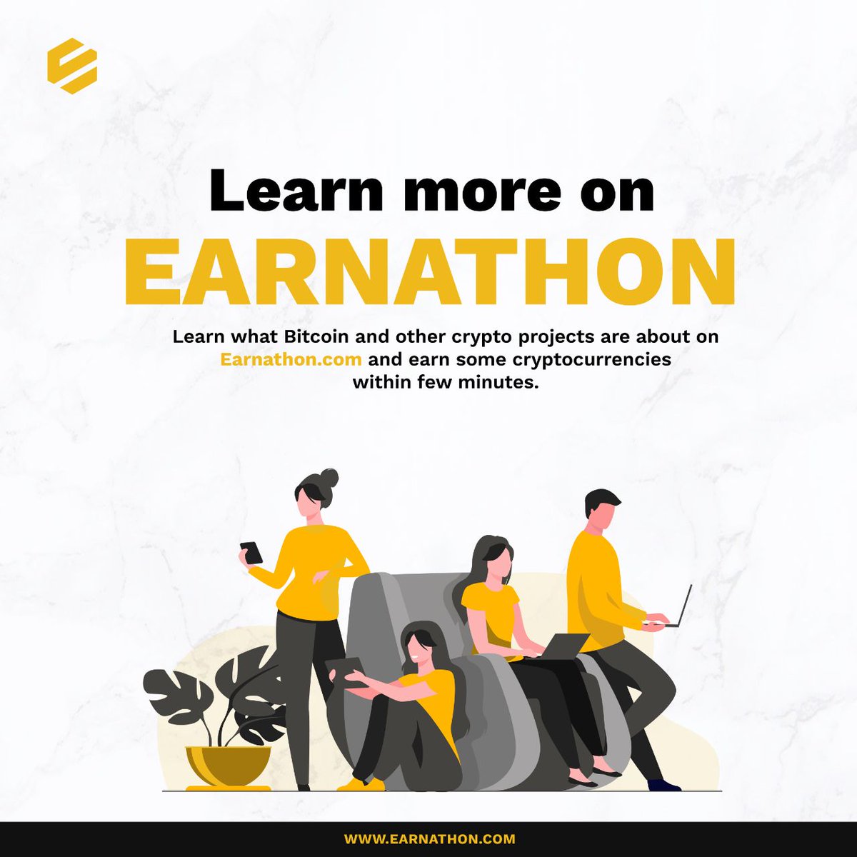 EarnathonHQ's tweet photo. Taking investment advise from strangers on social media is like throwing a grain on the floor and hoping it will grow. Learn how #blockchain works &amp; earn as you learn. https://t.co/5GQYTDMHZT #Earnathon #LearnAndEarn #Bitcoin #Crypto #Ethereum #ena https://t.co/RYBaSZWadE