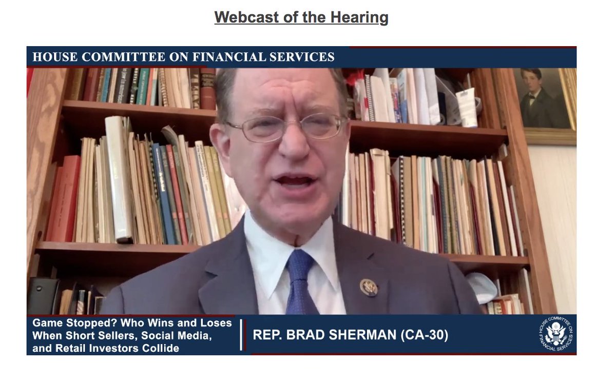 "When you're not paying for it, it's not free. You're the product being sold" --  @BradSherman 43/