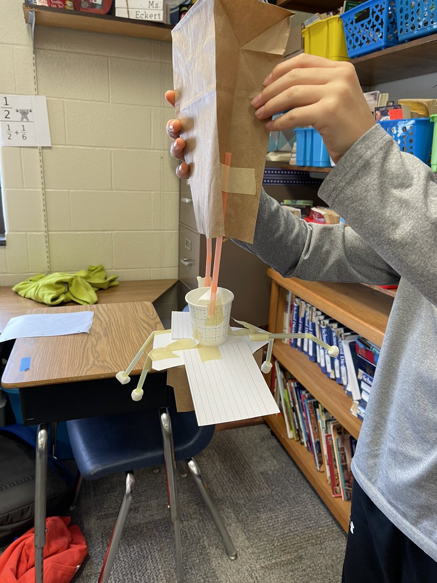 STEMft's tweet photo. Making our Mars landers while watching the NASA scientists talk about the Perseverance rover right before Entry, Descent & Landing. #STEMinreallife #goodluckNASA https://t.co/X4UrlNnWYC