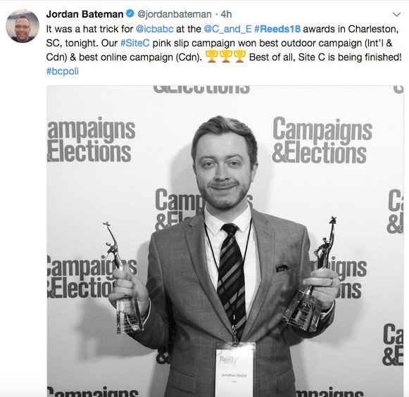 Guess who's sticking his nose into the  #SiteC issue again? Jordan Bateman of  @icbabc who bragged about forcing  @jjhorgan to pass  #SiteC in 2017 via a $$$$$ PR campaign. ICBA helped force Site C on BC taxpayers & ratepayers for its own profit.  #bcpoli   https://theorca.ca/resident-pod/bcpoli%E2%80%8B-hotstove-confusion-about-the-commission/