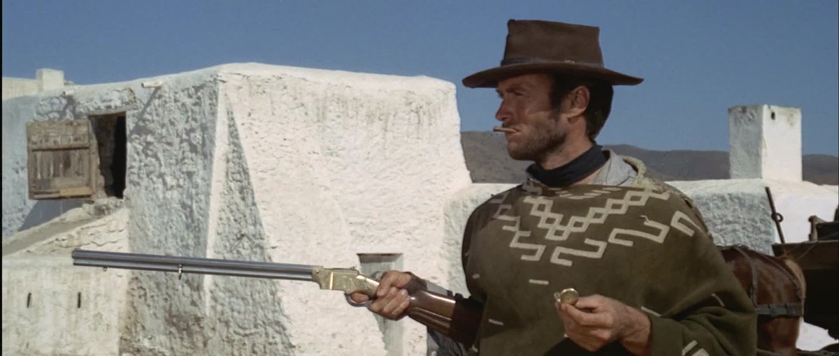 The earliest lever-action rifle that resembles the Winchesters we're familiar with is the Volcanic Repeating Rifle. Its prototype dates to 1848 but it wasn't sold until the 1850s & only a few thousand were made. Manco has one in For a Few Dollars More but never fires it