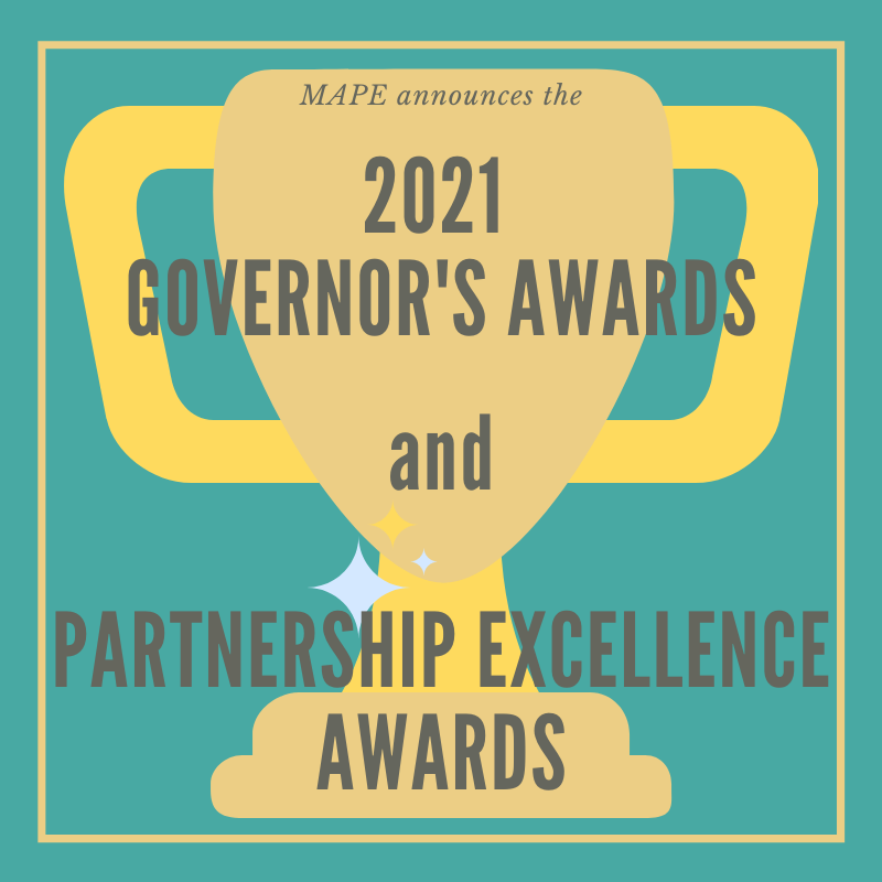 mape_ms's tweet photo. CONGRATULATIONS to the recipients of the MAPE's 2021 Governor's Awards and Partnership Awards!

To see the full list of recipients, go to https://t.co/EkkpLqcig3 https://t.co/WFGrmakuFf