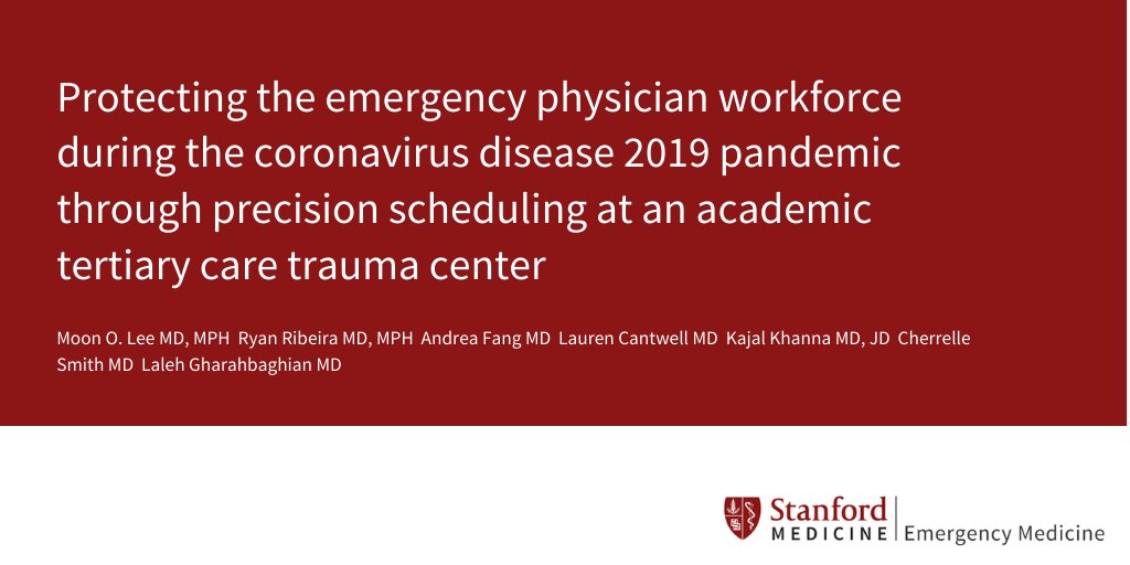 StanfordEM (@stanfordemed) on Twitter photo Protecting the emergency physician workforce during the coronavirus pandemic through precision scheduling at an academic tertiary care trauma center.
ow.ly/OT0D50DE0mY
<a href="/RyanRibeira/">Ryan Ribeira MD MPH</a> <a href="/SonoSpot/">Laleh Gharahbaghian, MD</a> et al
#precisionEM <a href="/JACEPOpen/">JACEP Open</a> Protecting the emergency physician workforce during the coronavirus pandemic through precision scheduling at an academic tertiary care trauma center.
ow.ly/OT0D50DE0mY
<a href="/RyanRibeira/">Ryan Ribeira MD MPH</a> <a href="/SonoSpot/">Laleh Gharahbaghian, MD</a> et al
#precisionEM <a href="/JACEPOpen/">JACEP Open</a>