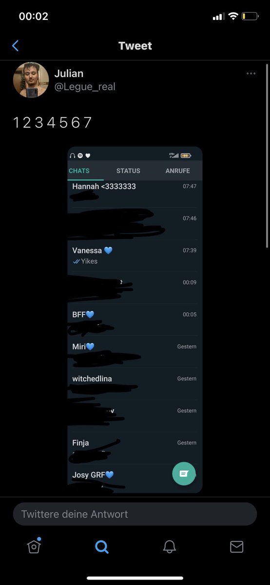 Stellt euch vor ihr flext damit, mit wie vielen Weibern ihr gleichzeitig schreibt, müsst aber im Gegenzug einen Vaterschaftstest für eure Exfreundin machen, die euch während der Beziehung zweimal fremdgegangen ist, euch selbst aber nicht einmal rangelassen hat?? Wo sind wir hier?