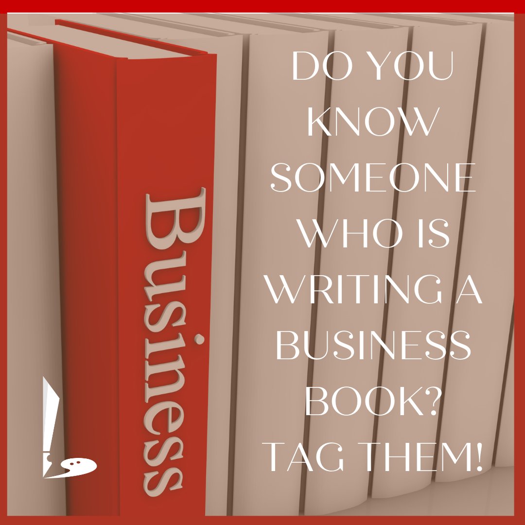 EliGhost1's tweet photo. Are you writing a business book? Do you know someone who is talking about writing a business book? #tagthem #businessbook #entrepreneur #author https://t.co/58rTdezhXb