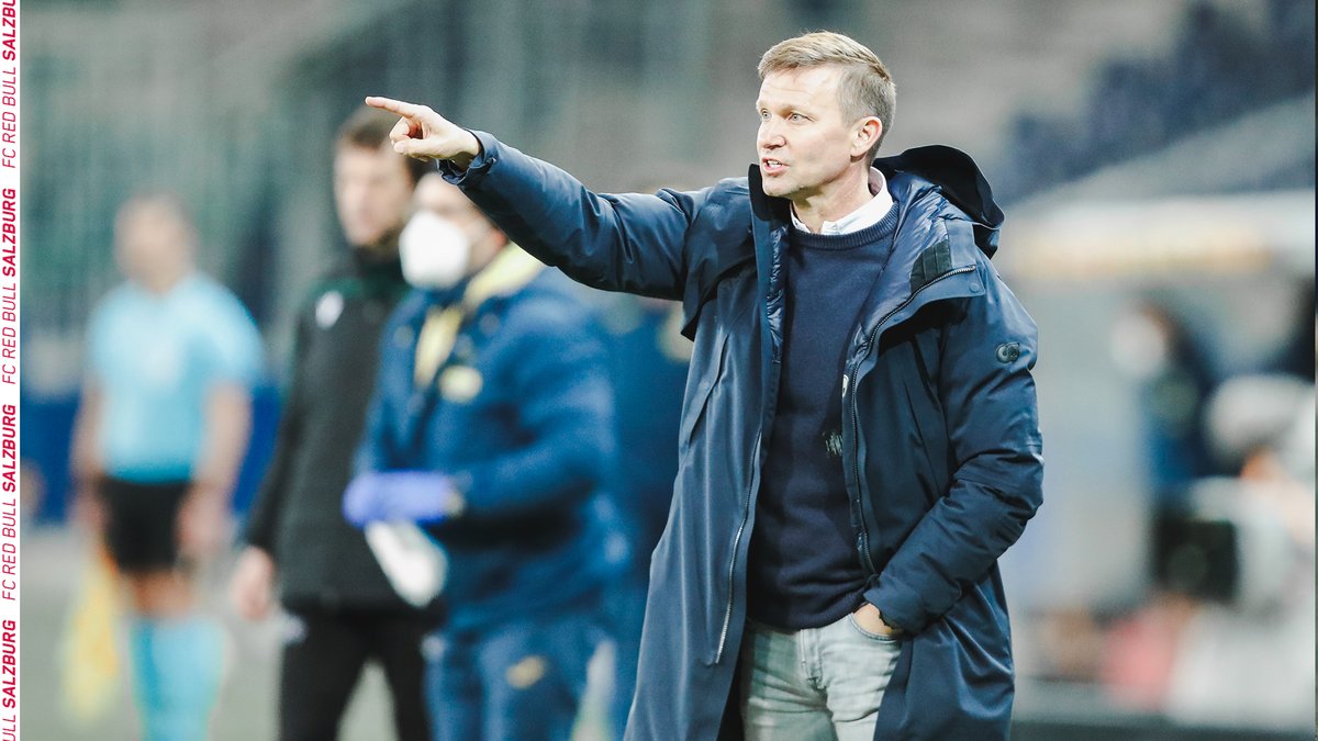 FCRBS_en's tweet photo. 🗣️Jesse #Marsch: "We played against clever opponents, made too many mistakes and weren't clinical enough in front of goal. It wasn't enough, but we still have another match to play." #SALVIL #UEL https://t.co/WLUOBzA5Ki