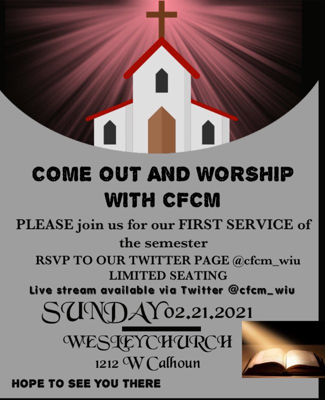 Christian Faith Campus Ministries tweet media