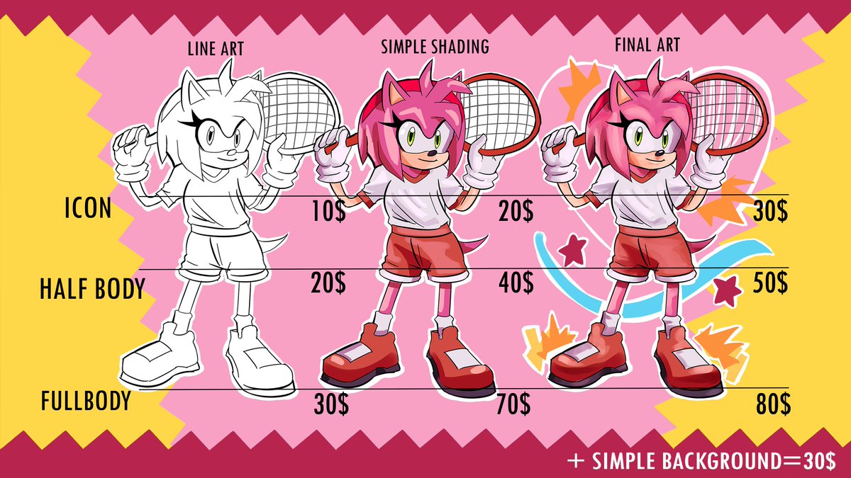 PauloR_draws's tweet image. COMISSIONS OPEN💖
✨The price chart below is only valid for one character
✨Payment only via PayPal

(Remembering that i will only start the drawing after the payment)
✨If you&apos;re interested, just text me at DM

🔃+❤ help a lot! 
+information in the tweet below