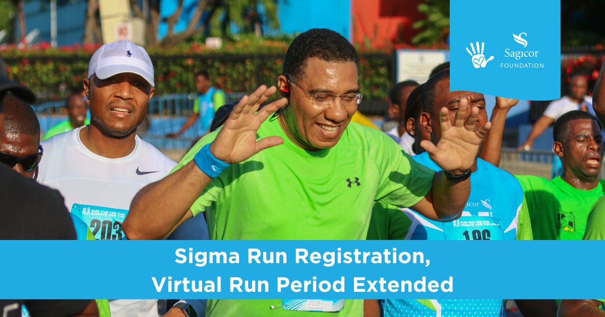SagicorJa's tweet photo. You spoke and we listened!
We have extended the registration period for the race to tomorrow, and the virtual run period to February 28 to give more persons a chance to run!
Visit https://t.co/Dbo807ygYI to learn more.
#SigmaVirtualRun #RunningForCause #SigmaRun2021 https://t.co/Hpro1Fdj6v