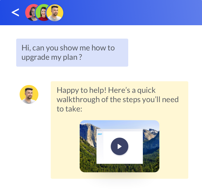 Birdie_inc's tweet photo. You can now record videos from your Zest account. 📹

Show your user exactly what you mean in a clear, personal, and — most importantly — scalable way https://t.co/cXPa7Odyo1