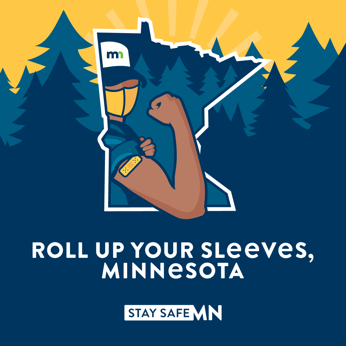 GovTimWalz's tweet photo. We’re making it easier for Minnesotans to know when, where, and how to get their COVID-19 vaccine. 
 
Sign up at https://t.co/0CduLz2NyA to find out when it’s your turn and get connected to vaccine opportunities in your community. https://t.co/42wWibk9n5