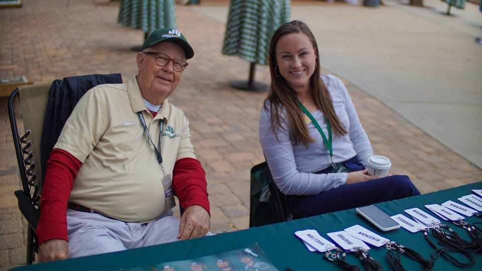 JUBaseball's tweet photo. Opening weekend will feel a little empty with longtime Diamond Club staffer John Brim, who recently passed away. A friend of the program and a 🐬 through and through, he will be missed

#JUPhinsUp https://t.co/ShyAF1uRPq