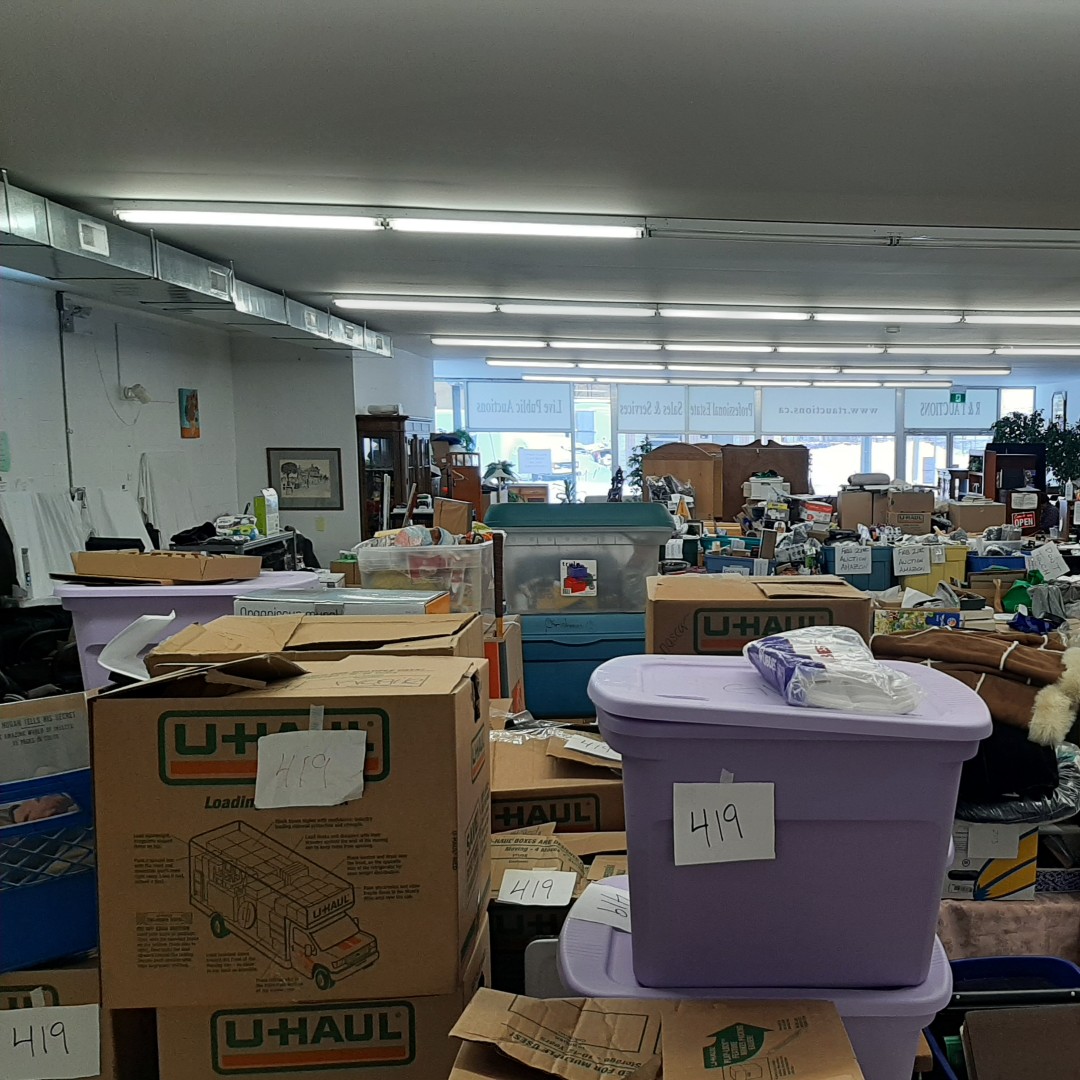 Little different than Feb 2020, we used to have up to a hundred people in here! Good thing is now we cater to more than 400 registered bidders! We miss you all, but are very happy to have met new people! rtauctions.ca
