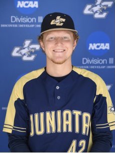 Hornet alum Jack Johnson (‘18) RHP enters 3rd season for Juniata College. As a freshman he started 7 games and logged 42 IP in the Landmark Conference including 26 strike outs - 2020 season was scratched for Covid-19.  Best of luck for 2021 #play1way