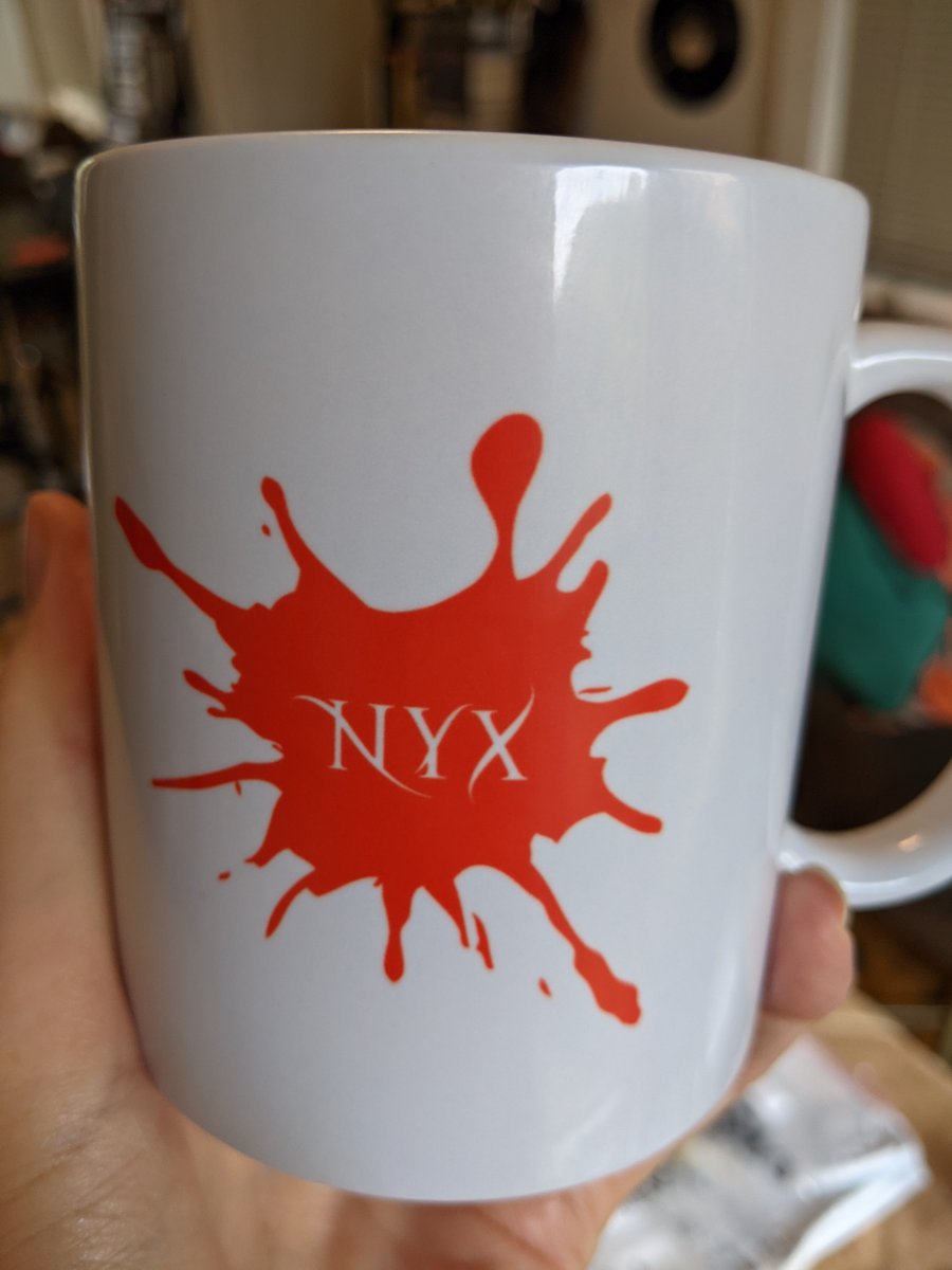 My @NyxHorror mug is here!!! I'm so excited! And now to drink all the coffee and tea... 😊☕️🫖 #WomenInHorror #MaryLambert #KarynKusama #JenniferKent #NiaDaCosta #AnaLilyAmirpour