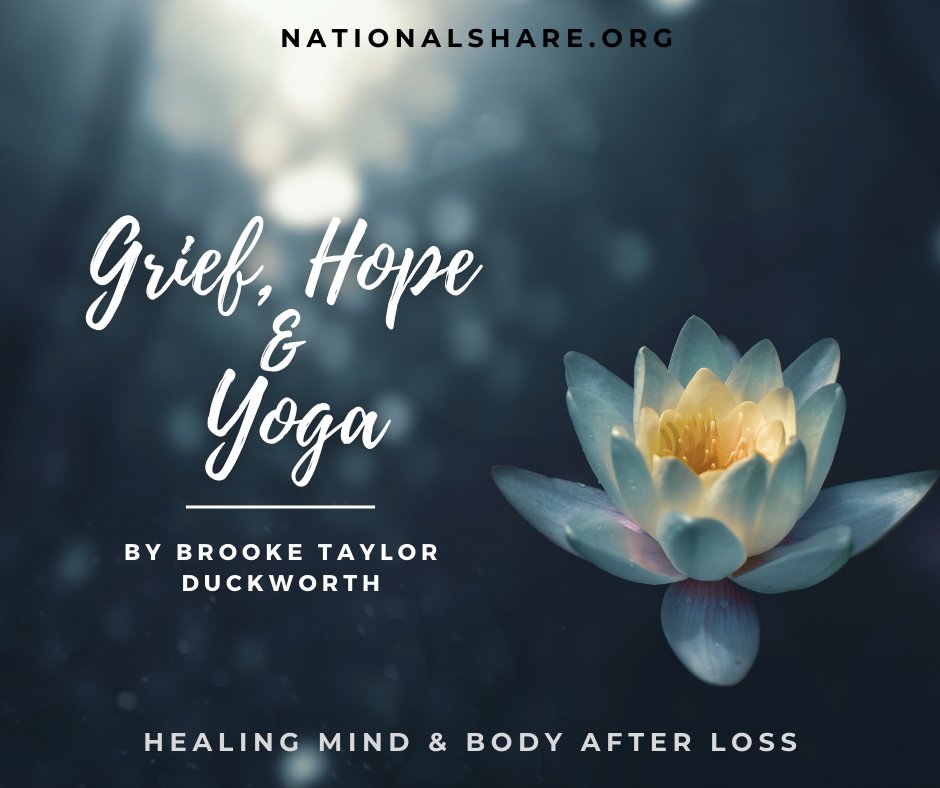 "Sometimes it felt like a waste of my time. Other times, it felt like prayer. Always, I left feeling a little lighter." Read more of Brooke's story here: nationalshare.org/grief-hope-and…

#bythebrooke #SharingMagazine #yoga #griefyoga #bereaved #babyloss #pregnancyloss #healingafterloss